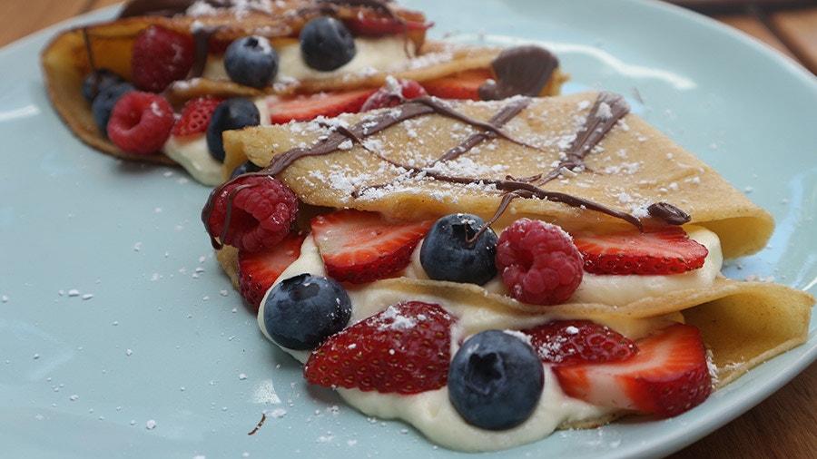 Berries and Cream Crepe