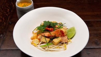 Smoked Trout and Prawn Laksa