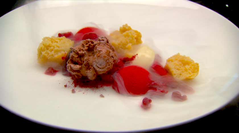 Raspberry, Rhubarb, Ginger, Chocolate