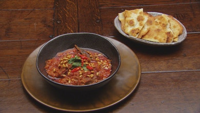Okra and Beef Mince Stew (Bamia)
