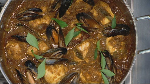 Blue Eye Trevalla and Mussel Curry