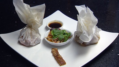 Deux Petit Porcine En Papillote - "Two little pigs in a bag"
