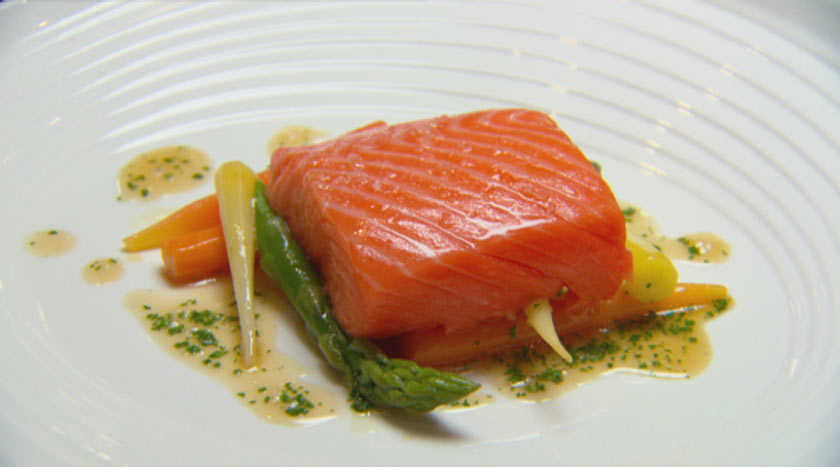 Olive Oil Confit Ora King Salmon