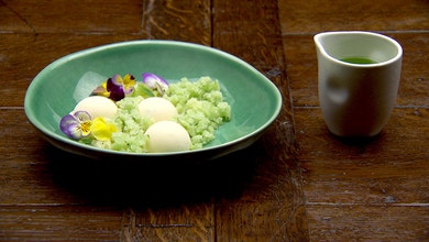 Yoghurt Parfait with Cucumber Five Ways