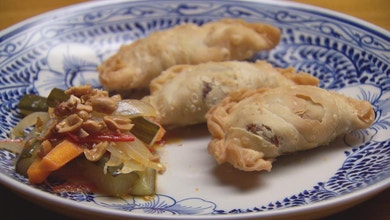 Curry Puffs with Grandma’s Acar
