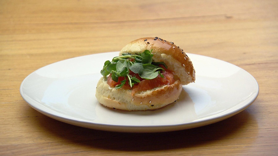 Smoked Salmon on Brioche