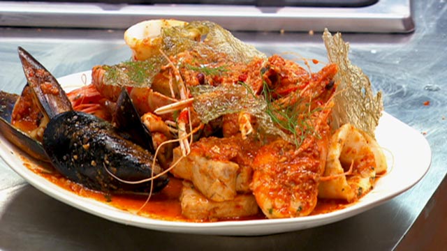 Romesco De Peix (fish stew)