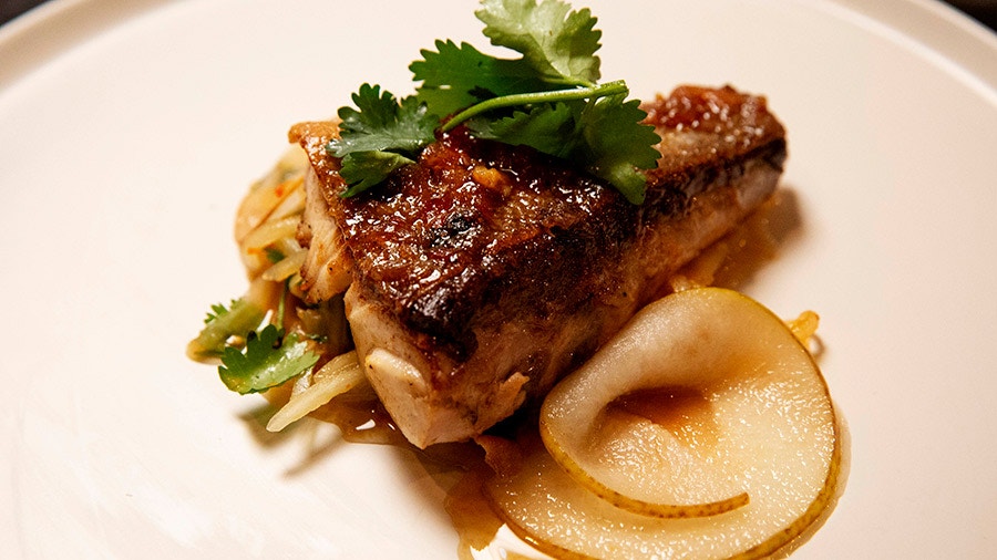 Tamarind and Chilli Caramel Kingfish