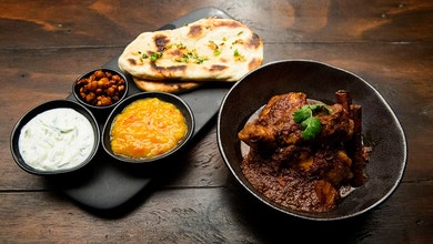 Chicken Curry and Naan Bread