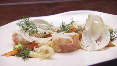 Lobster with Carrots, Fennel and Dill Mayo