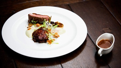 Duck Two Ways with Onions and Char Siu Glaze
