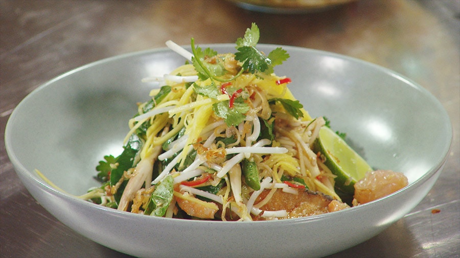 Crispy Fish Larb