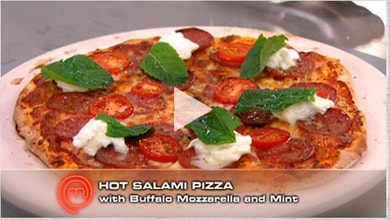 Hot Salami Pizza
