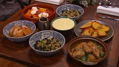 Roast Pheasant with Vincotto and Celeriac Puree