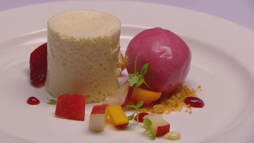Crème Chiboust with Stone Fruits