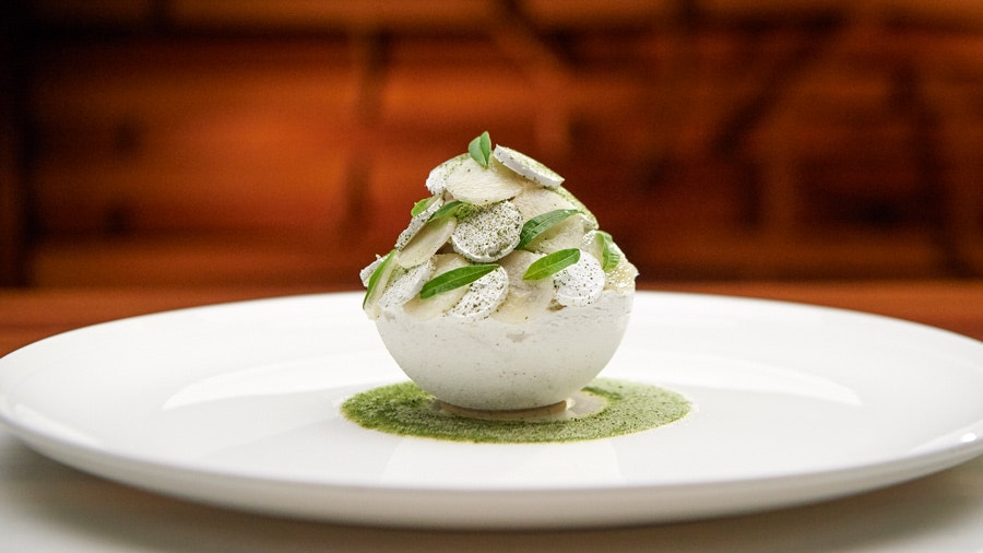 Pear and Lemon Verbena Vacherin