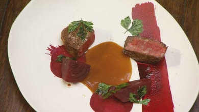 Beef Fillet with Beetroot Two Ways