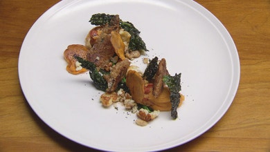 Walnut Crusted Sardines with Curds and Whey
