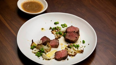 Lamb Fillet with Textures of Cauliflower