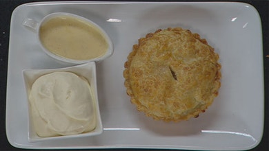 Apple Pie and Vanilla Custard