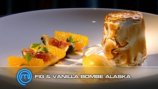 Fig and Vanilla Bombe Alaska