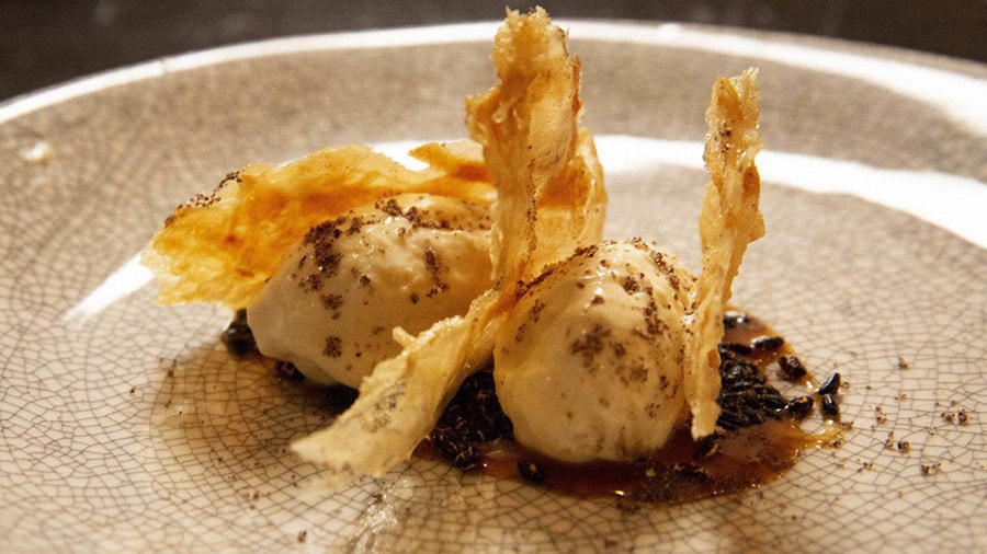 Faux Mille Feuille with Fish Sauce Caramel