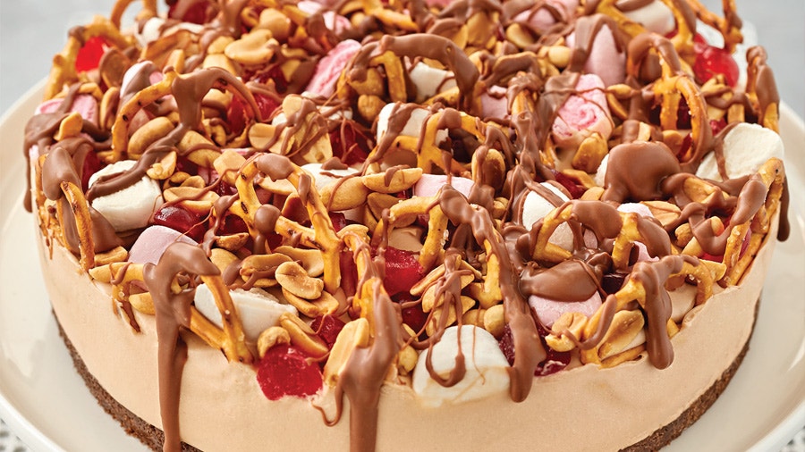 Chocolate Rocky Road Cheesecake