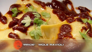 'Pride' Mole Ravioli
