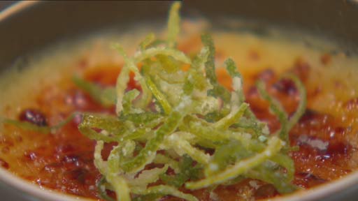 Lime and Chilli Creme Brulee