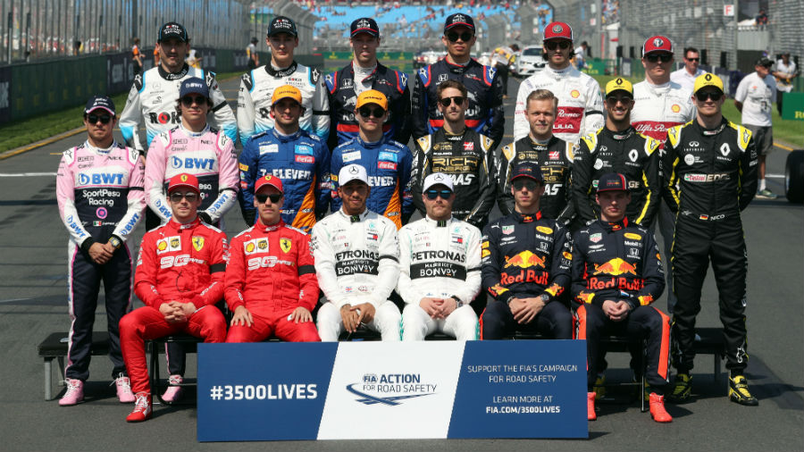 Formula One drivers 2019