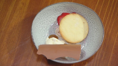 Strawberry Ice Cream, Mint Choc Chip Ice-Cream and Raspberry Sherbet
