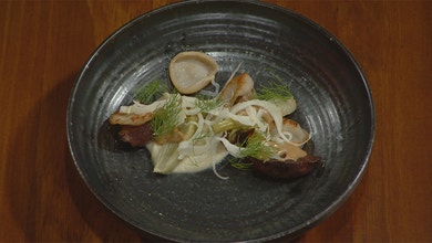 Pork Cheek, Abalone and Fennel