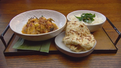 South East Indian Fish Curry with Lachha Paratha