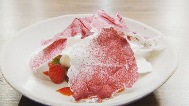 Raspberry, Vanilla And Chocolate Pavlova