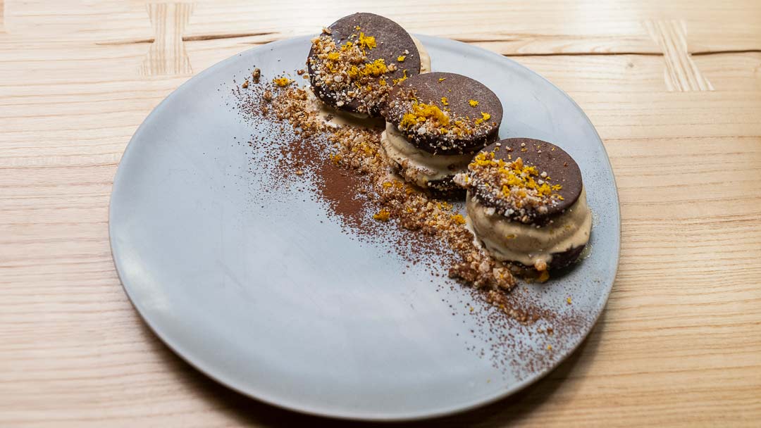 Ice Cream Sandwich with Peanut Chipotle