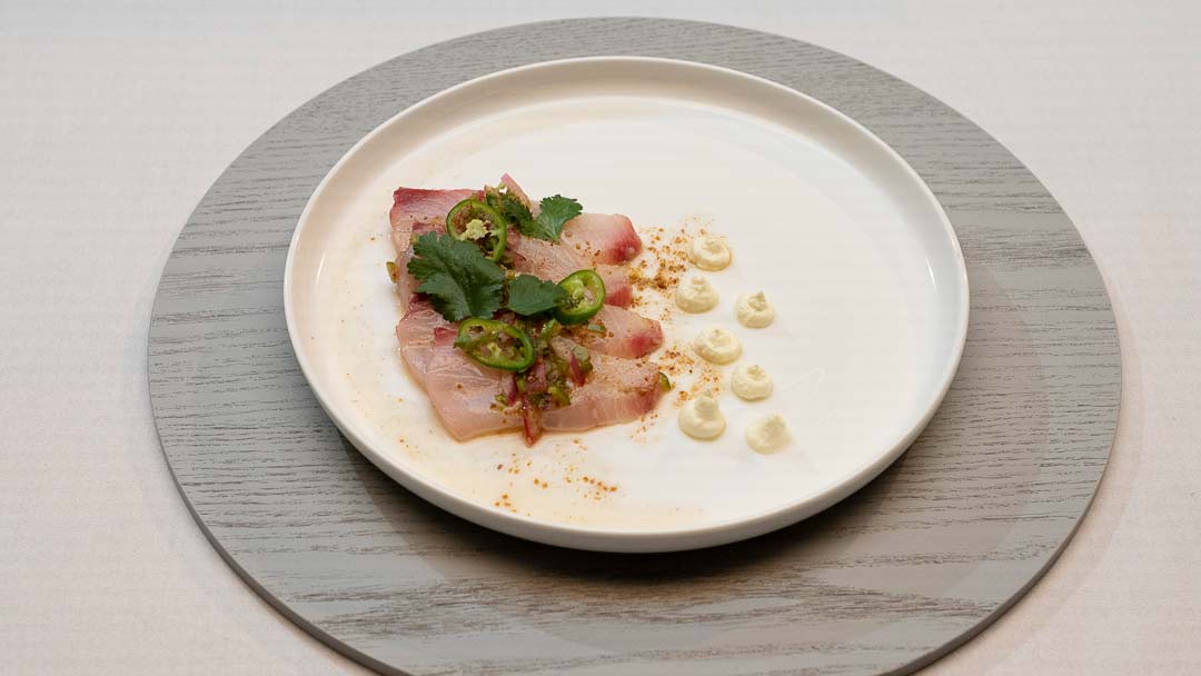 Kingfish Ceviche with Lime and Jalapeño Dressing