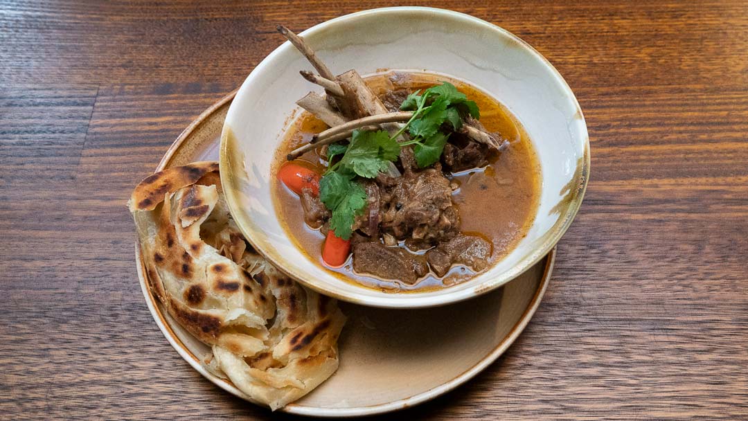 Goat Rezala with Paratha