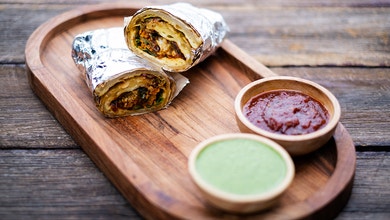 Crayfish Kathi Roll