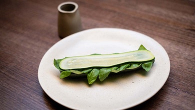 Zucchini, Basil and Onion