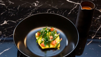 Poached Fish with Curry Broth