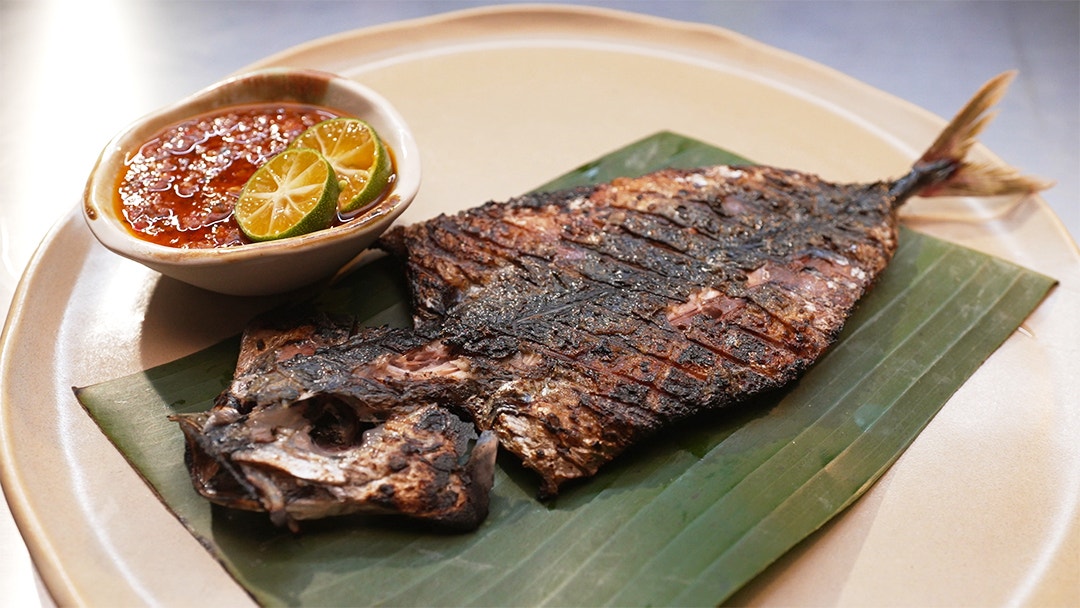 Whole Mackerel with Charred Tomato Sambal
