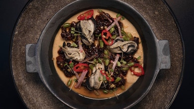 Oyster Custard Kilpatrick