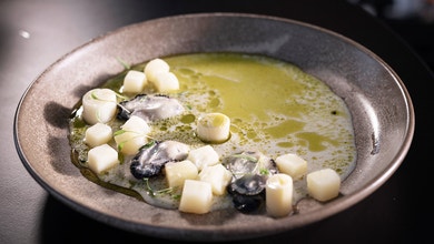 Oyster Pisca Andina with Oyster Emulsion