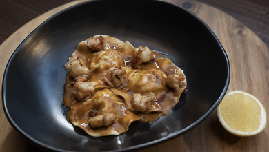 Prawn Ravioli