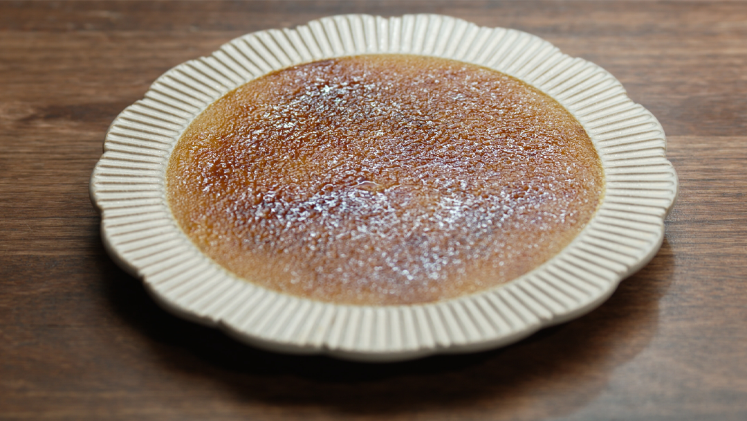 Crème Brûlée with Burnt Honey and Paperbark