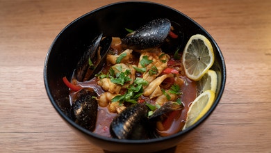 Seafood and Tomato Soup