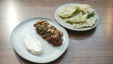 Crispy Betel Leaf Kangaroo