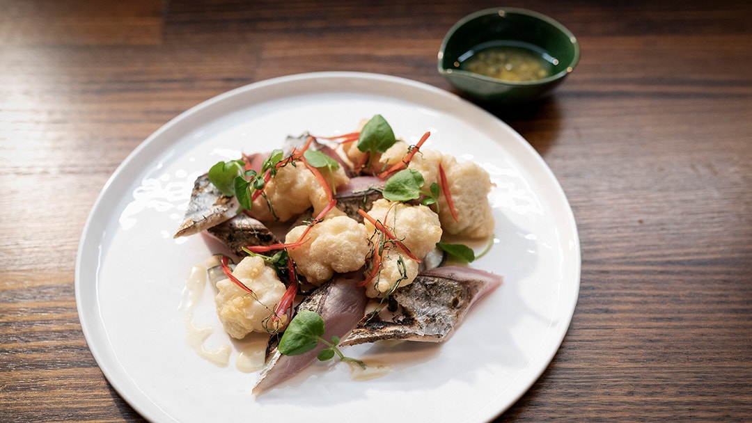 Surf and Surf with Bonito Tataki and Moreton Bay Bug Tempura