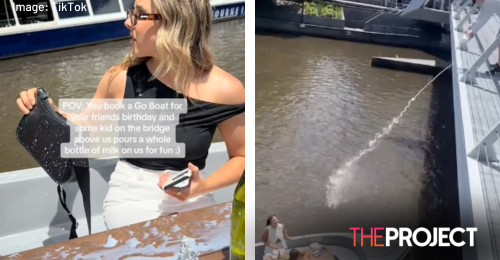 Birthday Party Ruined After Boy Pours Bottle Of Milk On Party Boat