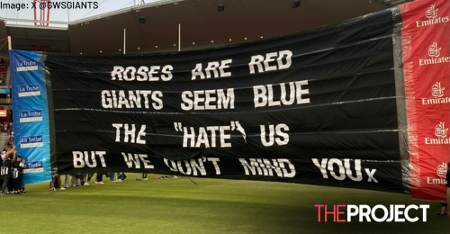 GWS Giants Call Out Collingwood Over Banner Blunder